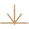 Ekena Millwork Kennewick Timber Gable Bracket, Western Red Cedar, 84"W x 56"H x 1 1/2"D x 3 1/2"F, 16/12 Pitch GBW084X56X0204KEN00SWR - alternate 1